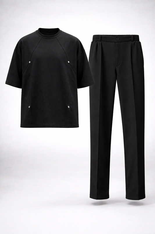Men's Minimalist Oversized Tracksuit Set