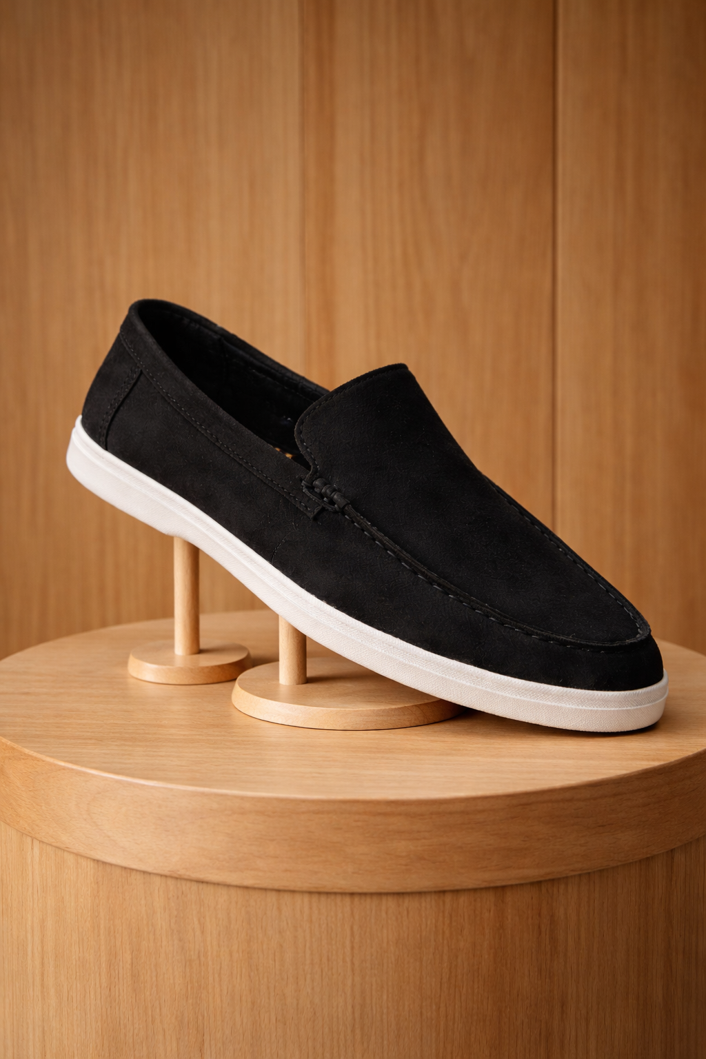 Men's Suede Slip-On Loafers – Casual Driving Shoes & Moc Toe Sneakers