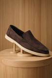 Men's Suede Slip-On Loafers – Casual Driving Shoes & Moc Toe Sneakers