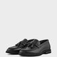 Classic Men's Leather Tassel Loafers – Slip-On Dress Shoes