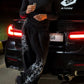 Embroidered Wide-Leg Cargo Pants
