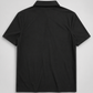 Men's Black Utility Zip-Up Shirt – Short Sleeve