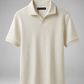 Ribbed Textured Polo Shirt – Short Sleeve