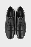Classic Men's Leather Brogue Oxfords – Formal Cap-Toe Dress Shoes