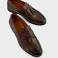 Classic Men's Leather Tassel Loafers – Slip-On Dress Shoes