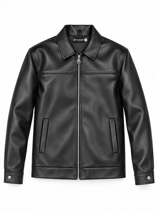 Classic Black Leather Jacket