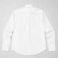 Men’s White Textured Slim-Fit Shirt
