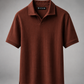 Ribbed Textured Polo Shirt – Short Sleeve