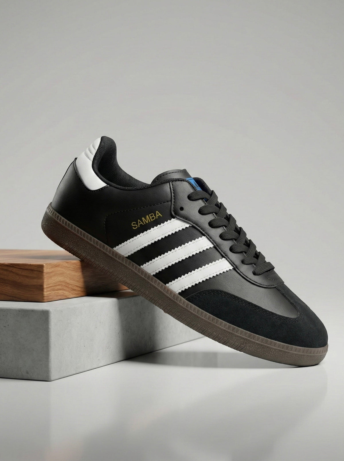 Classic Leather Samba Low-Top Sneakers – Retro Streetwear Shoes
