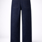 Men's Dark Indigo Wide-Leg Denim Jeans