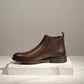 Classic Men's Leather Chelsea Boots – Slip-On Ankle Boots