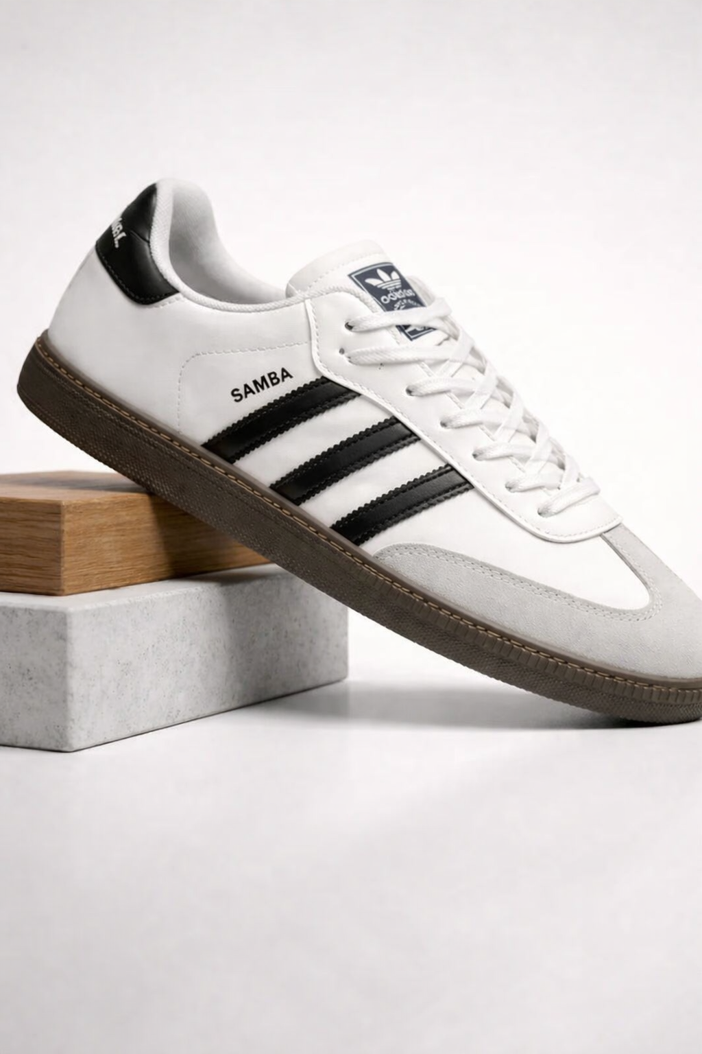 Classic Leather Samba Low-Top Sneakers – Retro Streetwear Shoes